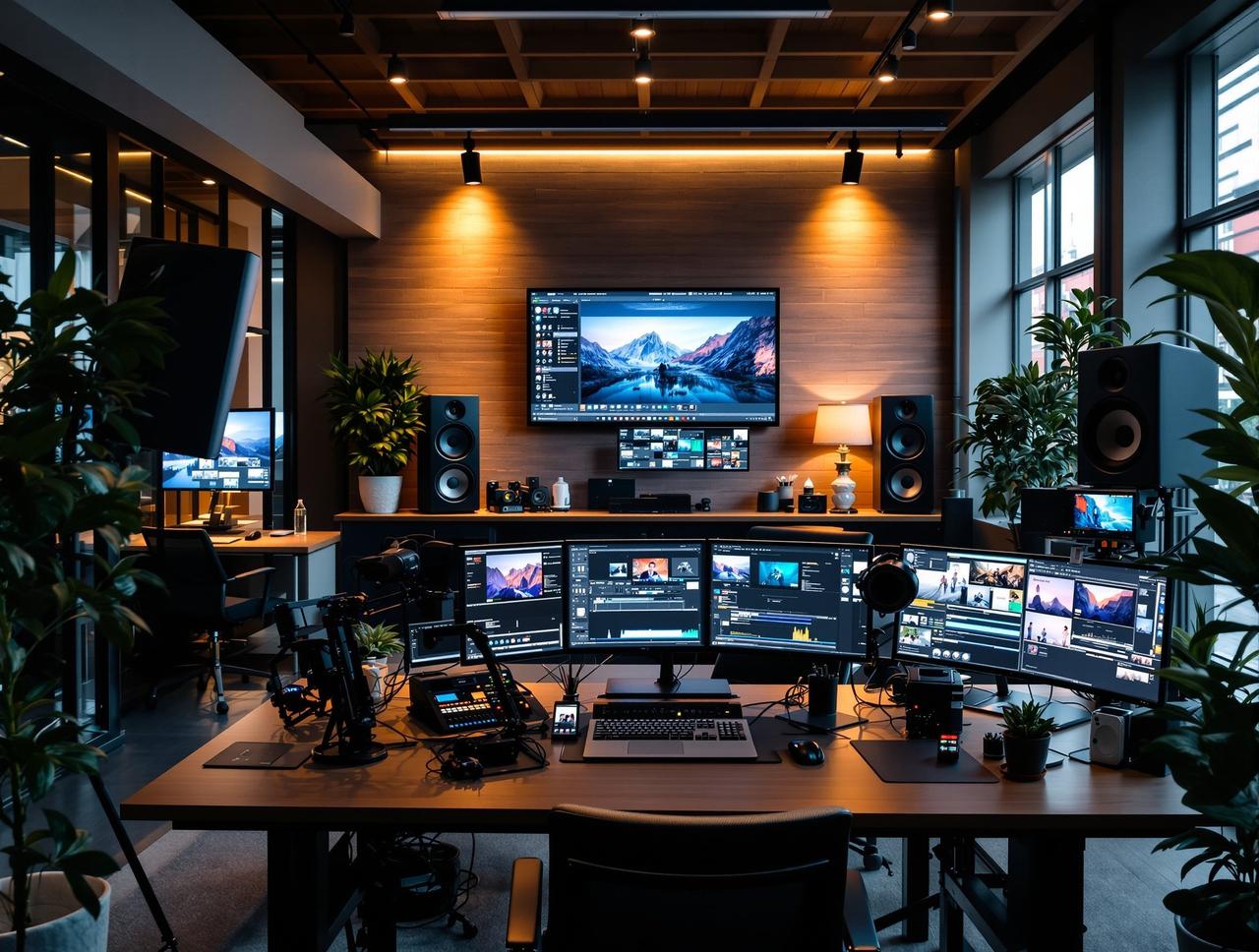 光棍影院手机公司团队工作场景