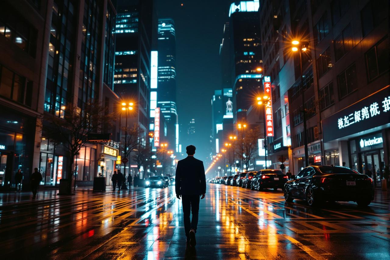光棍影院手机作品《都市夜行》剧照